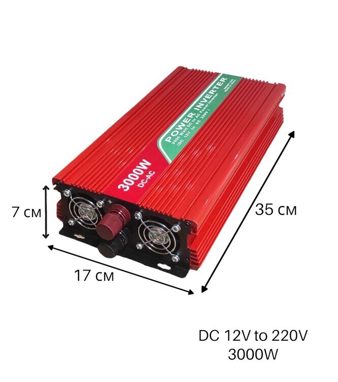 Преобразователь (инвертор) напряжения 12-220В 3000W